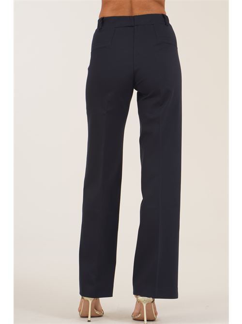Pantalone in punto milano elastico Elmas Phil | 011253BLU